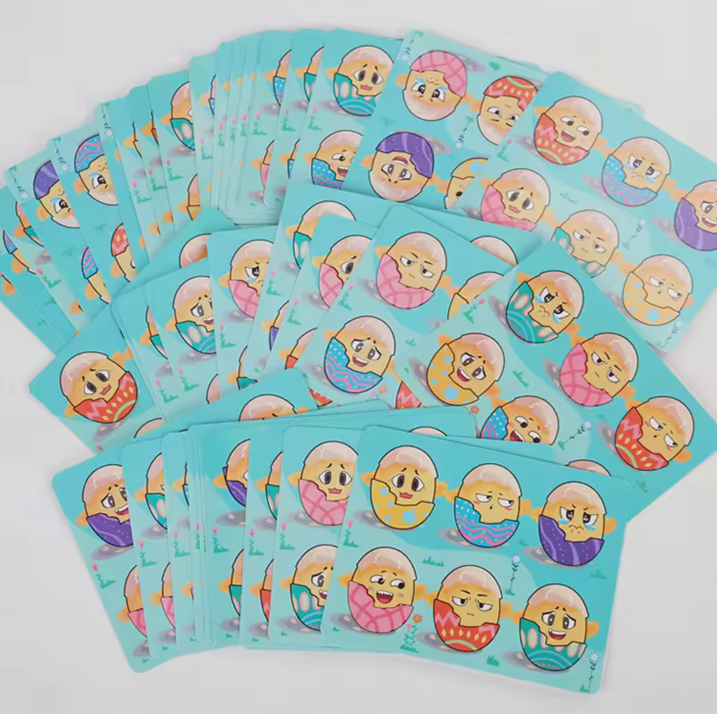 Fun Wooden Party Cartoon Cute Emojis Battle Student Boys and Girls Parent Child Interaction Birthday Gift